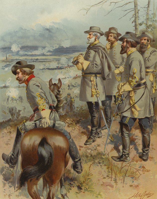 General Robert E Lee em Fredericksburg de Henry Alexander (after) Ogden