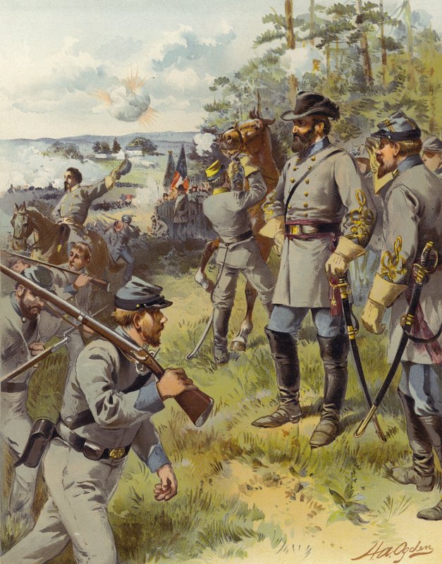 Stonewall Jackson, Bull Run de Henry Alexander (after) Ogden