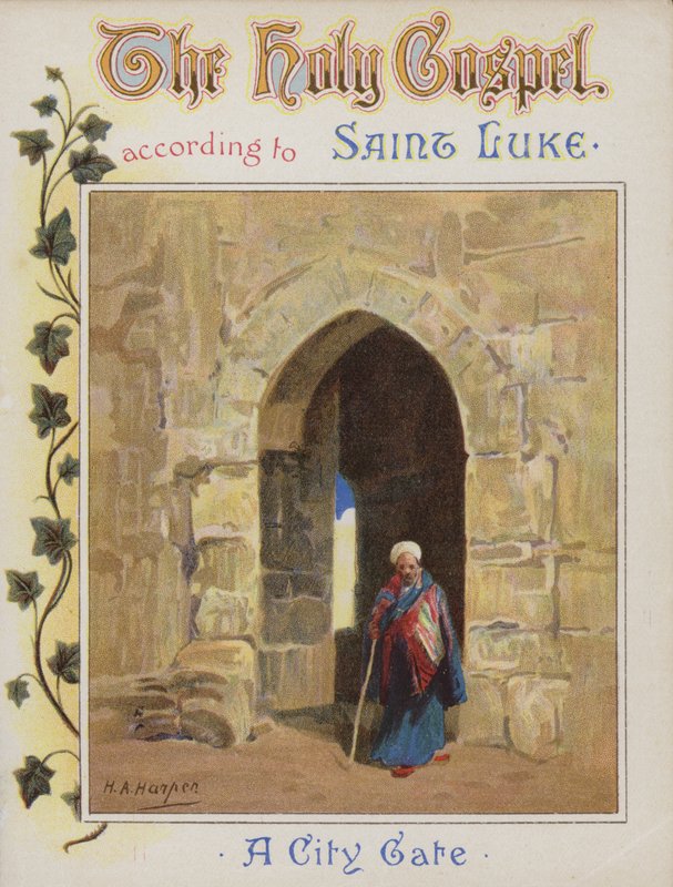 Um portão da cidade (chromolitho) de Henry Andrew Harper