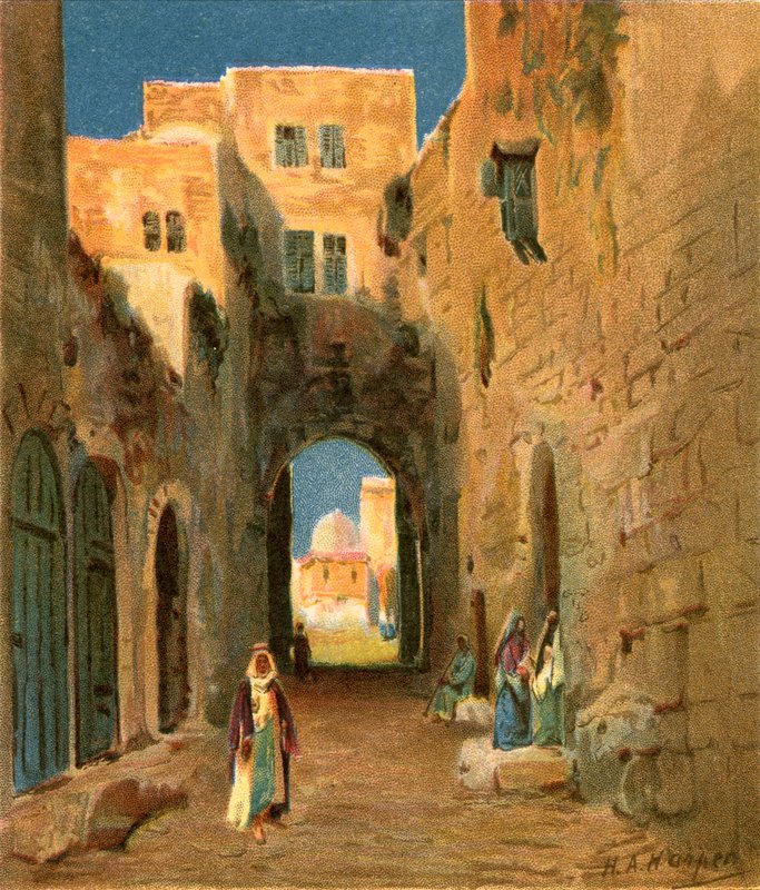 Uma rua em Jerusalém de Henry Andrew Harper