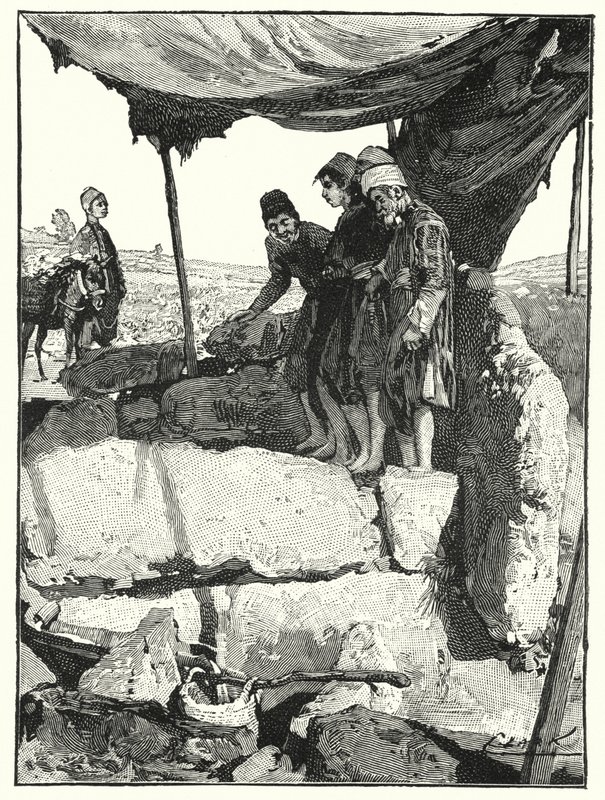 Um lagar no Líbano (litho) de Henry Andrew Harper
