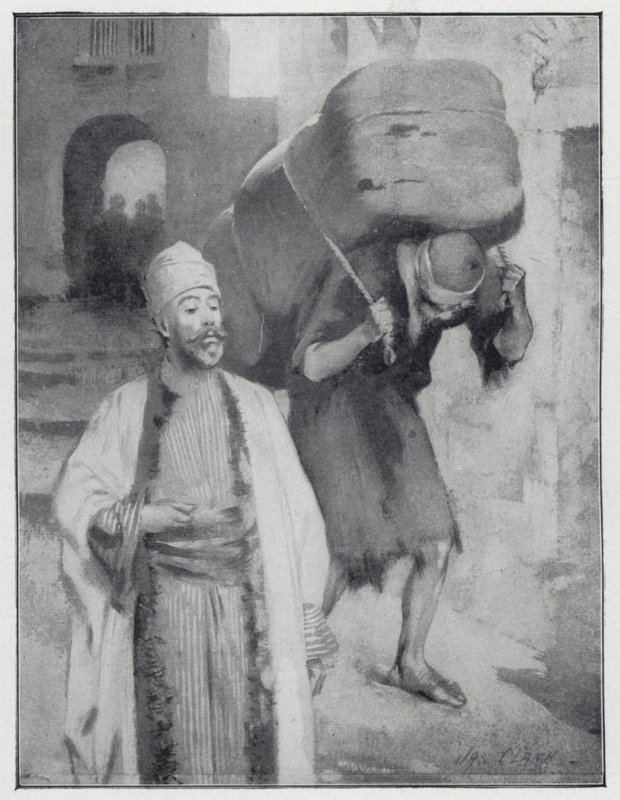 Um porteiro oriental (litho) de Henry Andrew Harper