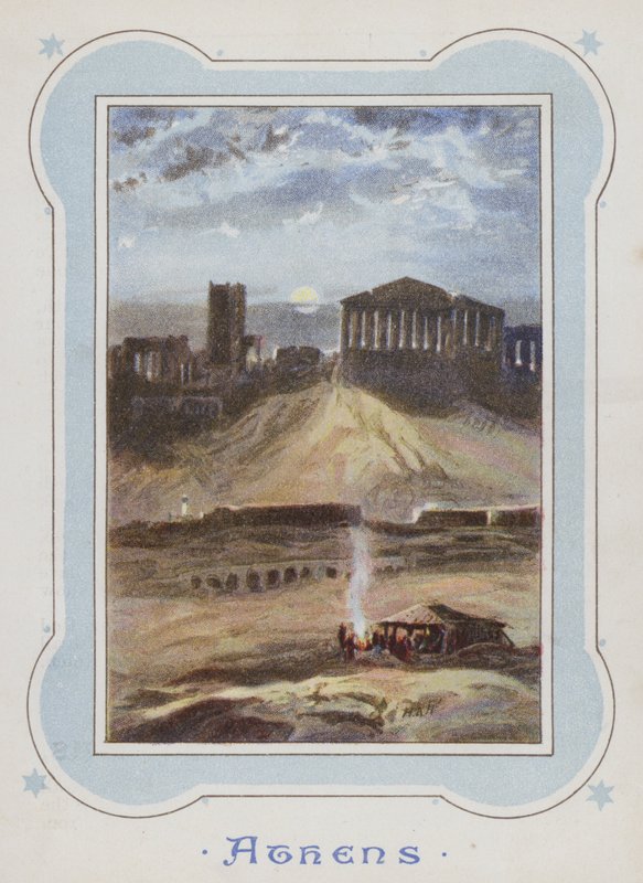 Atenas (chromolitho) de Henry Andrew Harper