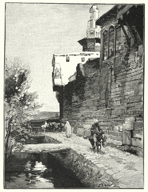Muralha da cidade de Damasco (litho) de Henry Andrew Harper