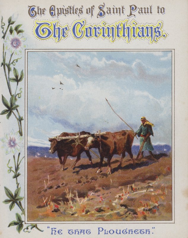 Aquele que plougheth (chromolitho) de Henry Andrew Harper