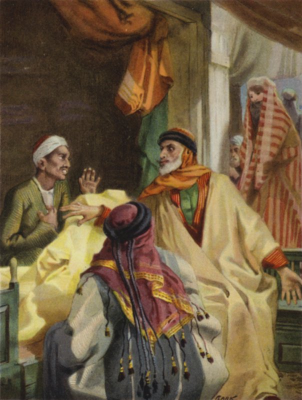 Nos bazares de Damasco (cor litho) de Henry Andrew Harper