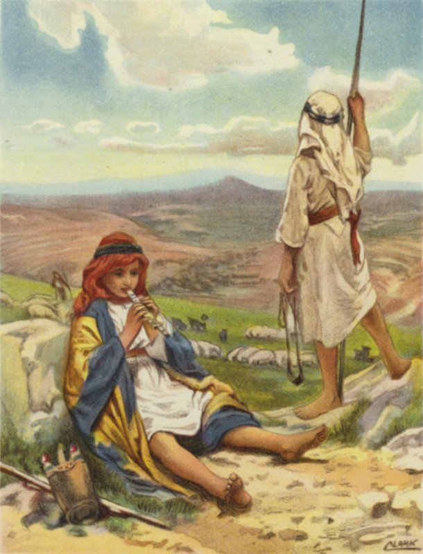Vida pastoril nas colinas de Belém (cor litho) de Henry Andrew Harper