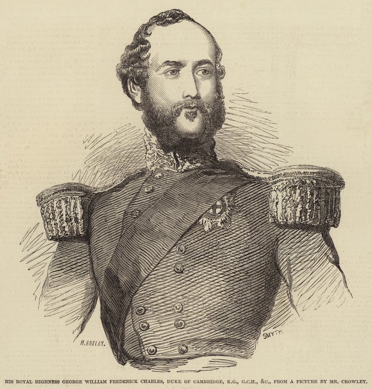 Sua Alteza Real George William Frederick Charles, Duque de Cambridge, KG, GCH, etc de Henry Anelay