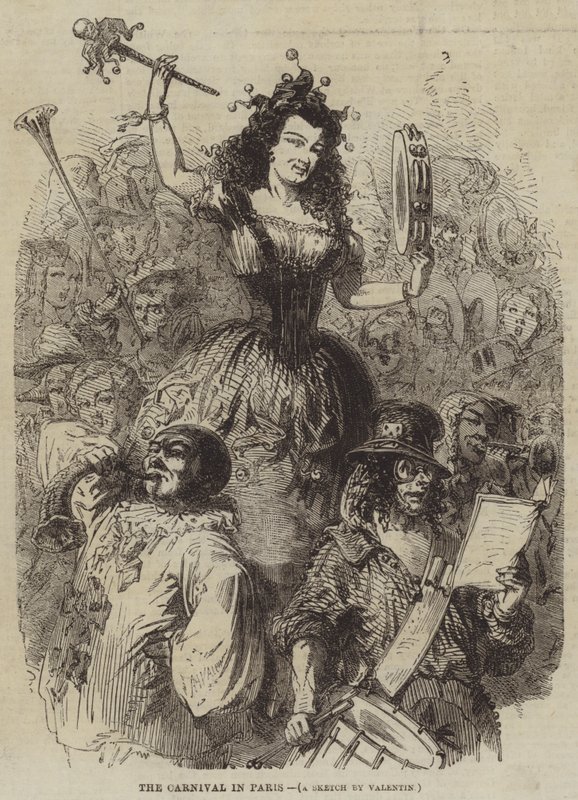 O Carnaval em Paris de Henry Augustin Valentin