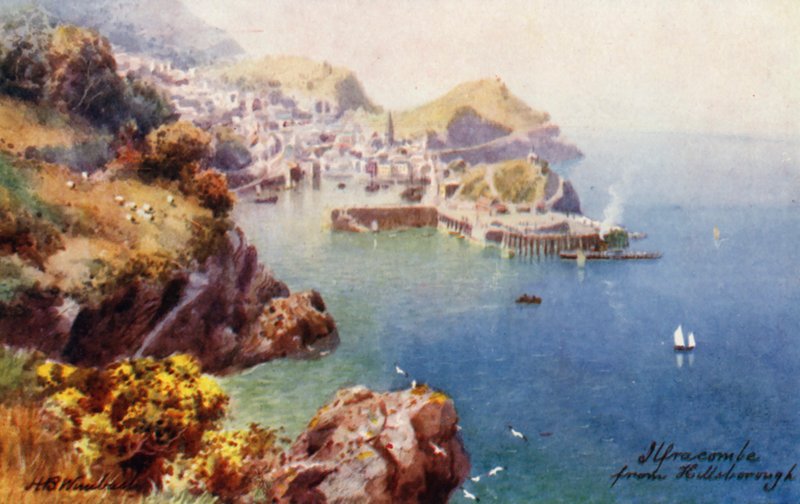 Ilfracombe, de Hillsborough (litografia a cores) de Henry B. (after) Wimbush