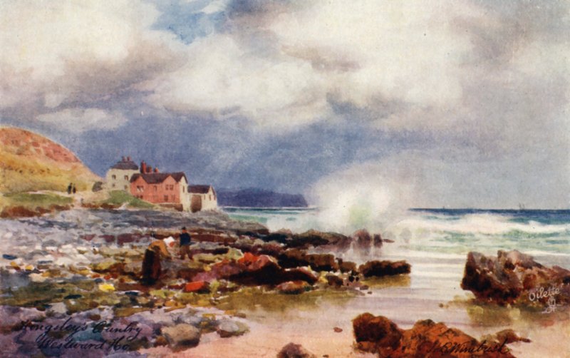 A praia, Westward Ho! (litografia a cores) de Henry B. (after) Wimbush