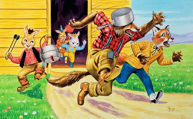 Brer Rabbit, amigos e panelas de Henry Charles Fox