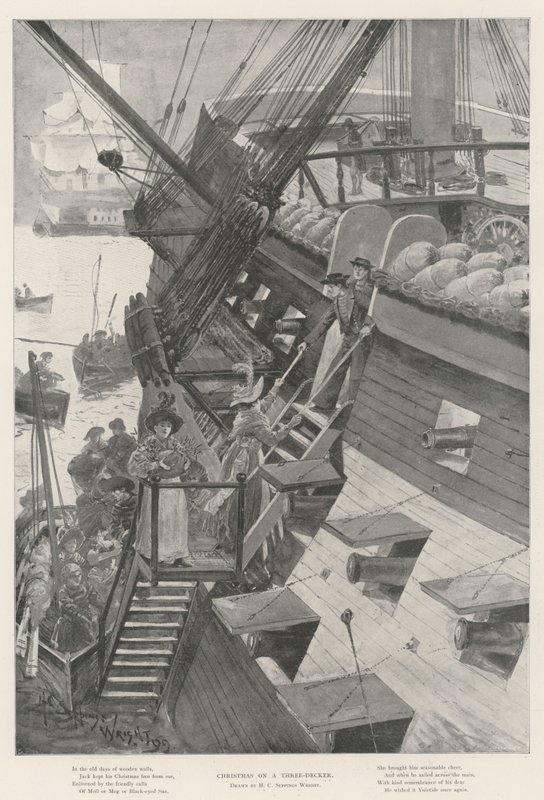Natal em um de três andares de Henry Charles Seppings Wright