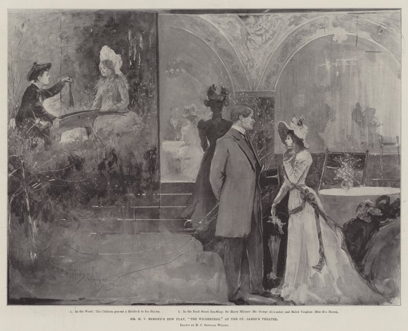Novo jogo do Sr. HV Esmond, The Wilderness, no St James&39;s Theatre de Henry Charles Seppings Wright
