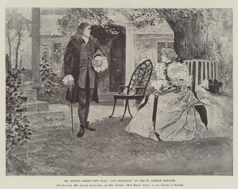 New Play do Sr. Henry James, Guy Domville, no St James&39;s Theatre de Henry Charles Seppings Wright