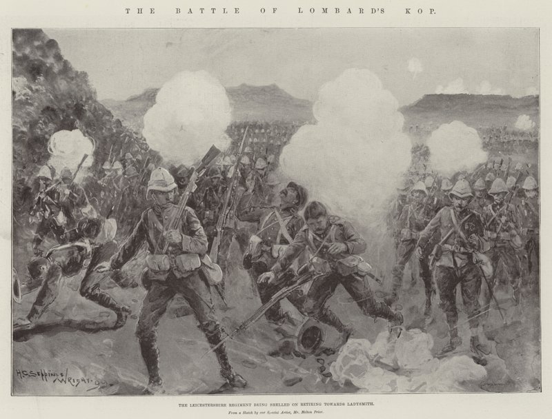 A Batalha de Kop da Lombardia de Henry Charles Seppings Wright