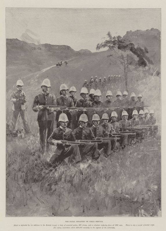 A infantaria de Natal no serviço de campo de Henry Charles Seppings Wright
