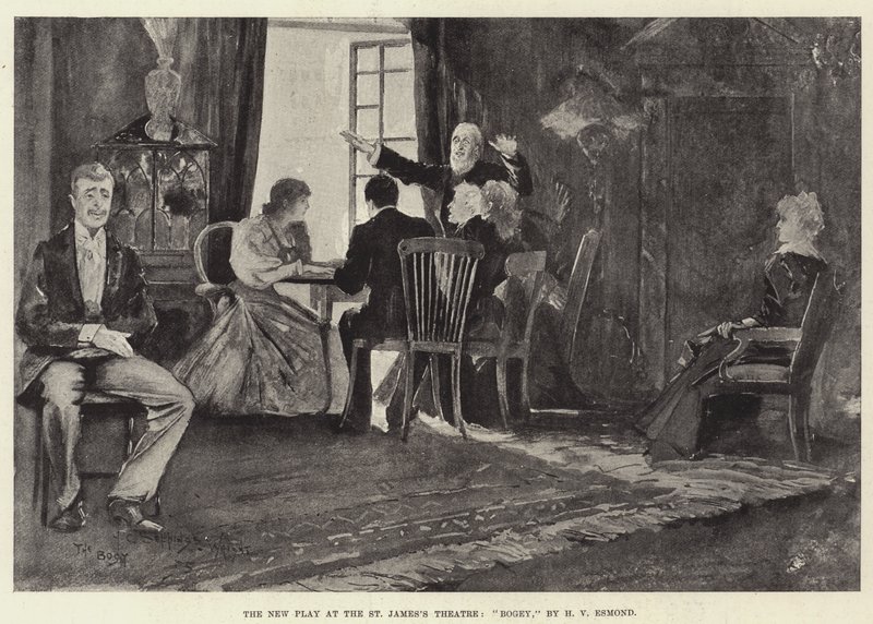 O novo jogo no St James&39;s Theatre, Bogey, por HV Esmond de Henry Charles Seppings Wright