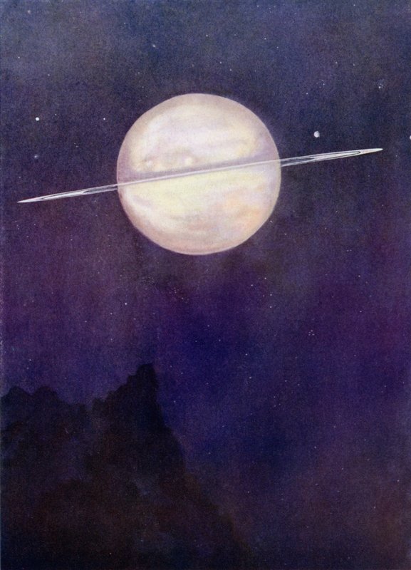 O planeta Saturno de Henry Charles Seppings Wright