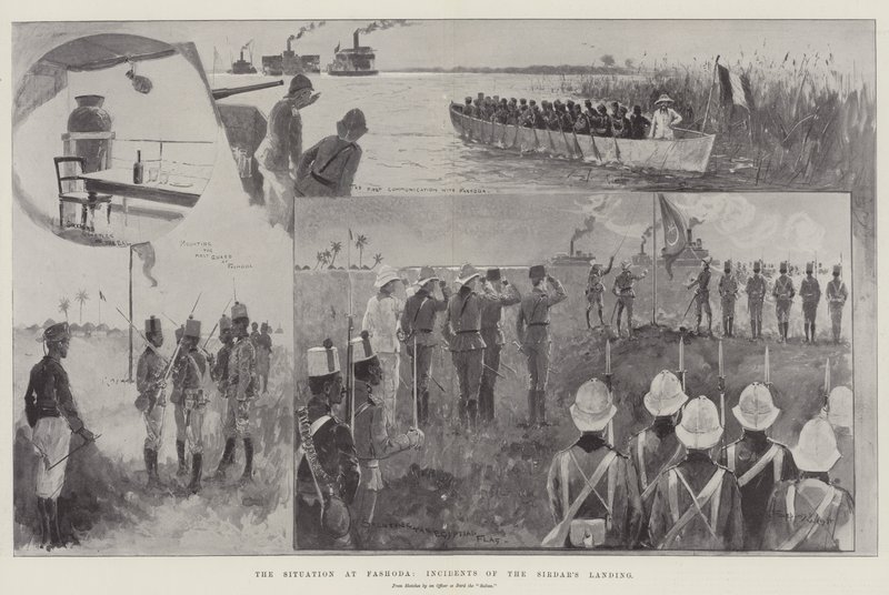 A Situação em Fashoda, Incidentes do Pouso Sirdar de Henry Charles Seppings Wright