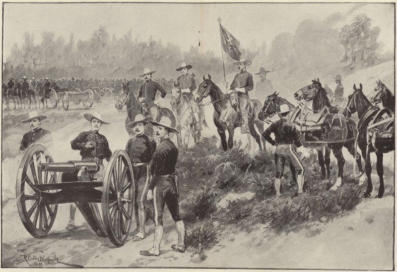 A guerra hispano-americana de Henry Charles Seppings Wright