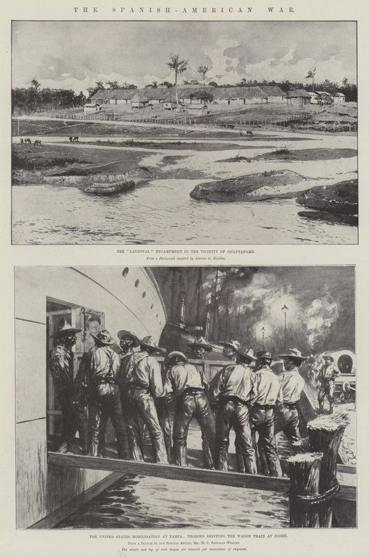 A guerra hispano-americana de Henry Charles Seppings Wright