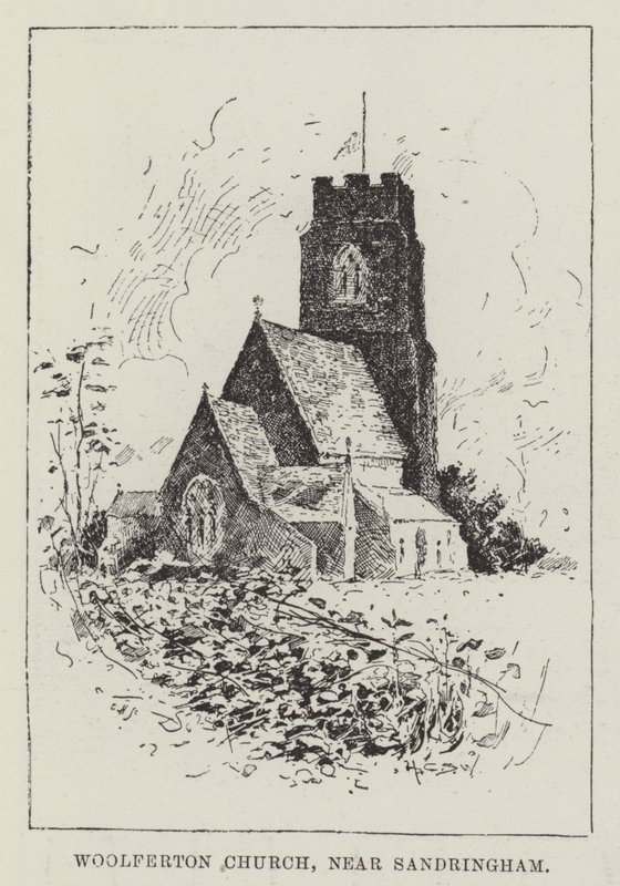 Igreja de Woolferton, perto de Sandringham de Henry Charles Seppings Wright