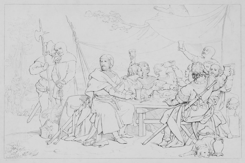 Episódio da vida de Robert Bruce, de acordo com Sir Walter Scott de Henry Courtney after Selous