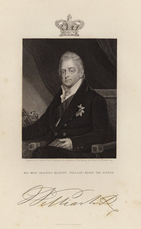 Sua majestade mais graciosa William Henry IV de Henry Dawe