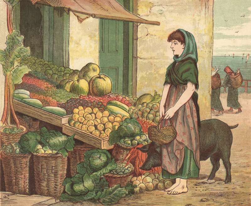 Pobres (cor litho) de Henry Hetherington Emmerson