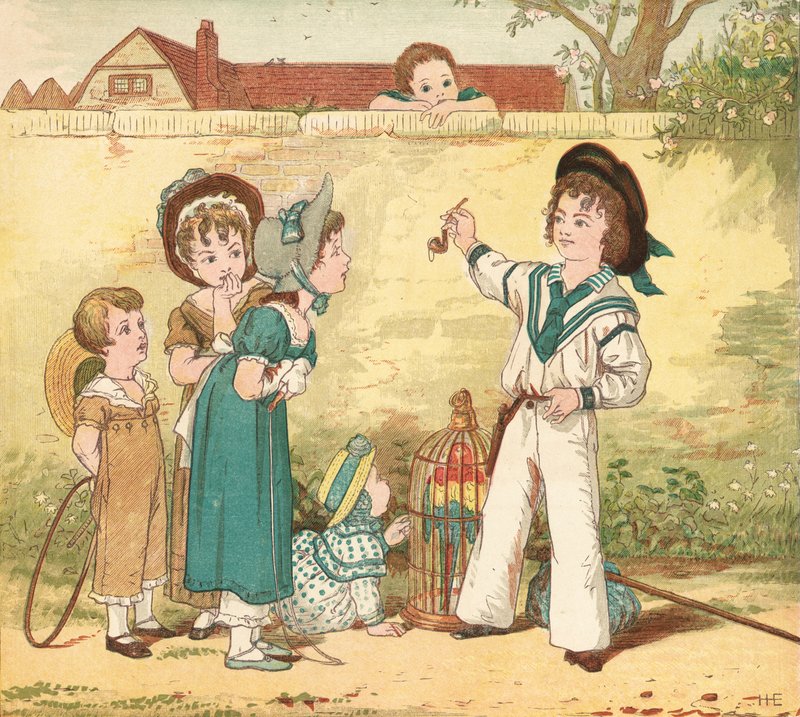 Gente do mar (cor litho) de Henry Hetherington Emmerson