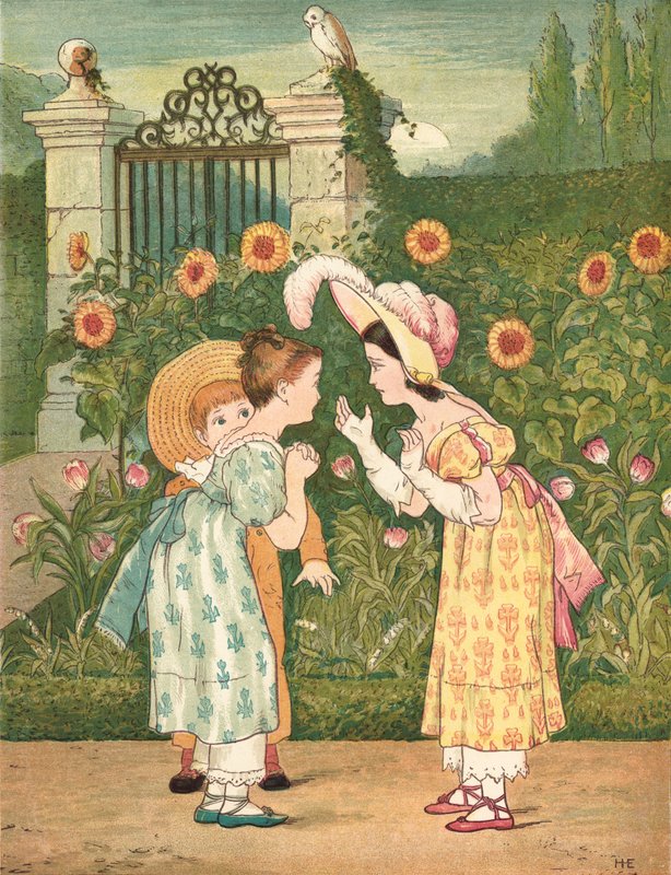 Pessoas supersticiosas (cor litho) de Henry Hetherington Emmerson