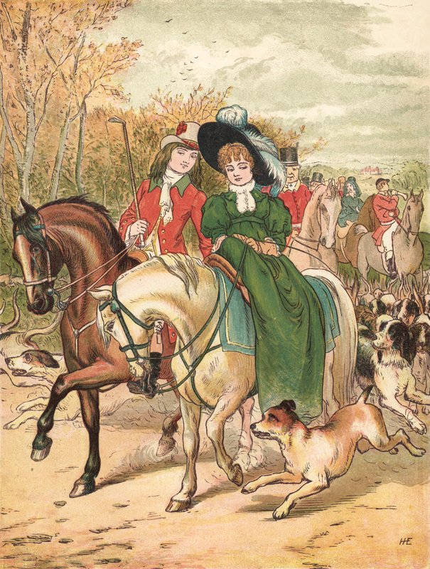 O Encontro (cor litho) de Henry Hetherington Emmerson