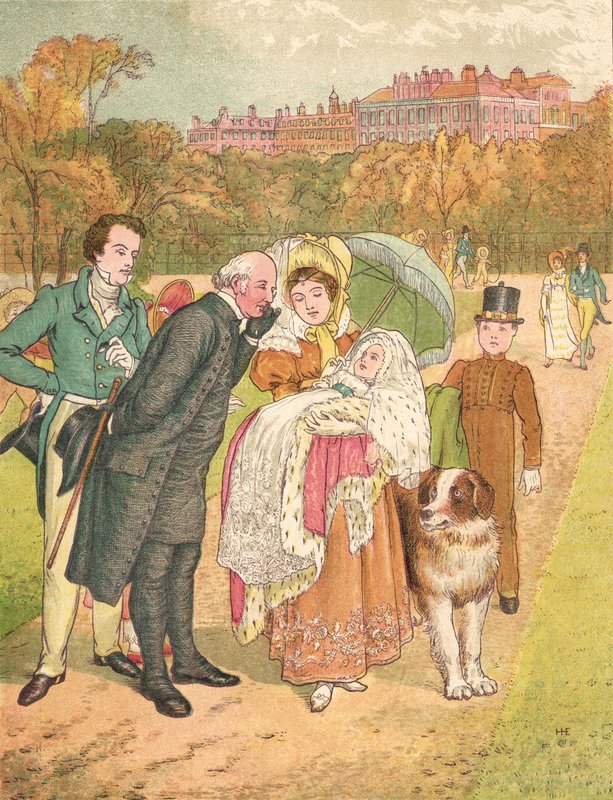 A Princesa e o Bispo (cor litho) de Henry Hetherington Emmerson
