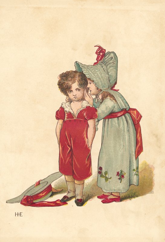 Sussurrando as pessoas (cor litho) de Henry Hetherington Emmerson