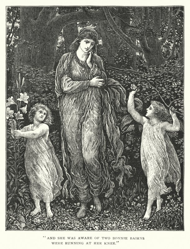 Os Bonnie Bairns (gravura) de Henry Holiday