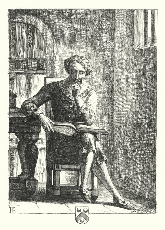 Na Prisão (gravura) de Henry Hugh Armstead