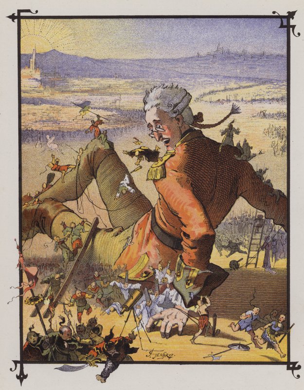 Gulliver em Lilliput de Henri Jules Jean Geoffroy