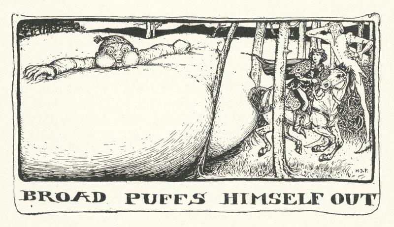 Broad Puffs Him Him Out (gravura) de Henry Justice Ford