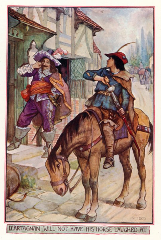 D "Artagnan não vai ter seu cavalo riu de de Henry Justice Ford