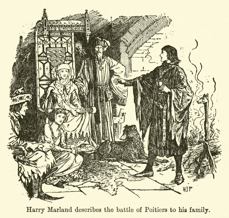 Harry Marland descreve a batalha de Poitiers para sua família de Henry Justice Ford