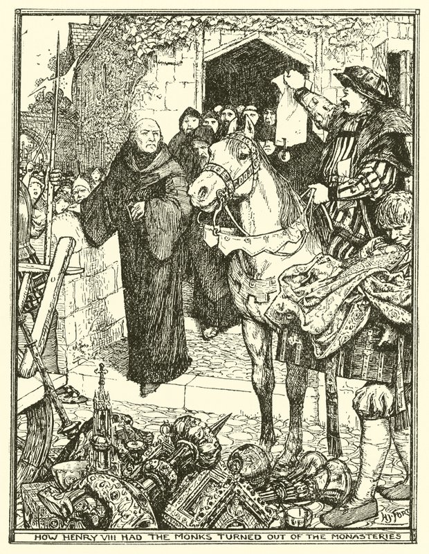 Como Henrique VIII mandou os monges saírem dos mosteiros de Henry Justice Ford