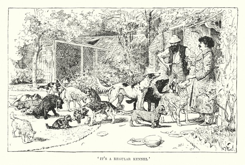 É um canil normal" (gravura) de Henry Justice Ford