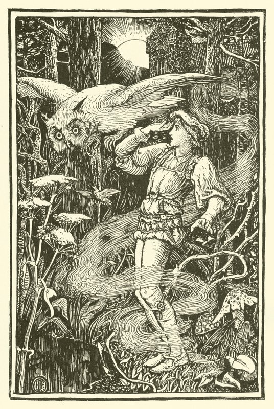 Jorinde e Joringel (gravura) de Henry Justice Ford