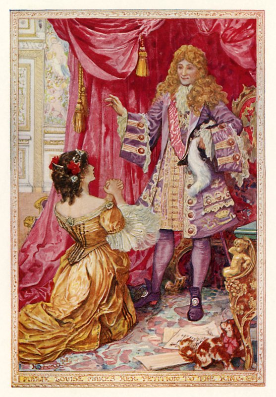 Marie Louise faz sua petição ao rei de Henry Justice Ford