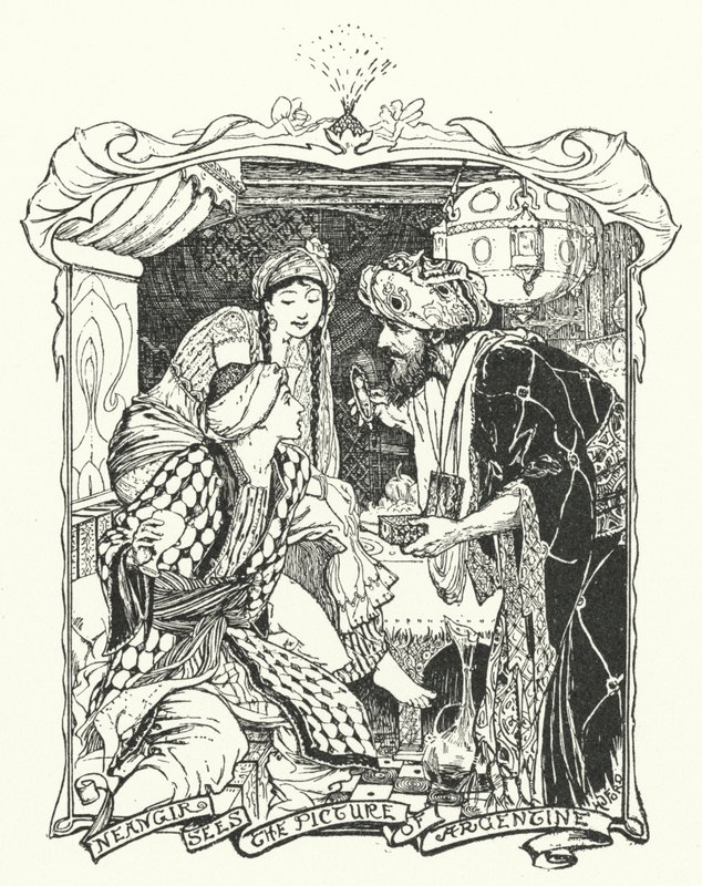 Neangir Vê a Imagem da Argentina (gravura) de Henry Justice Ford