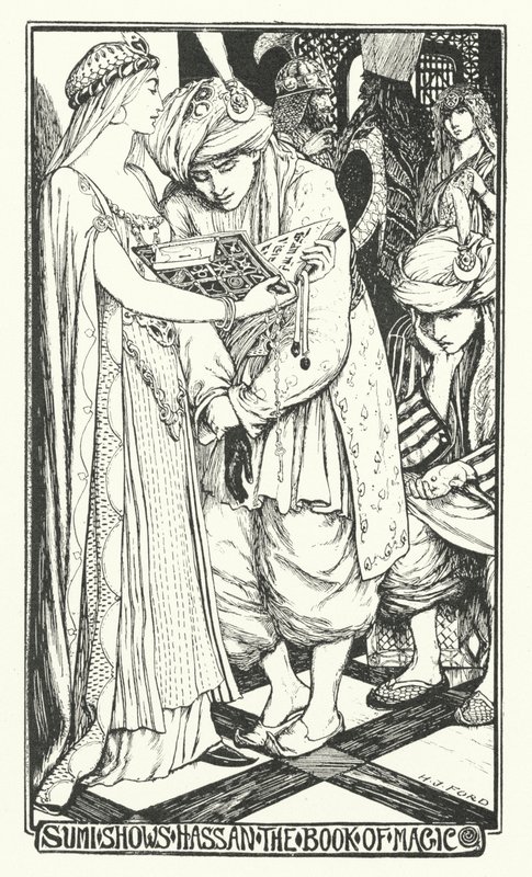 Sumi mostra Hassan o Livro da Magia (gravação) de Henry Justice Ford