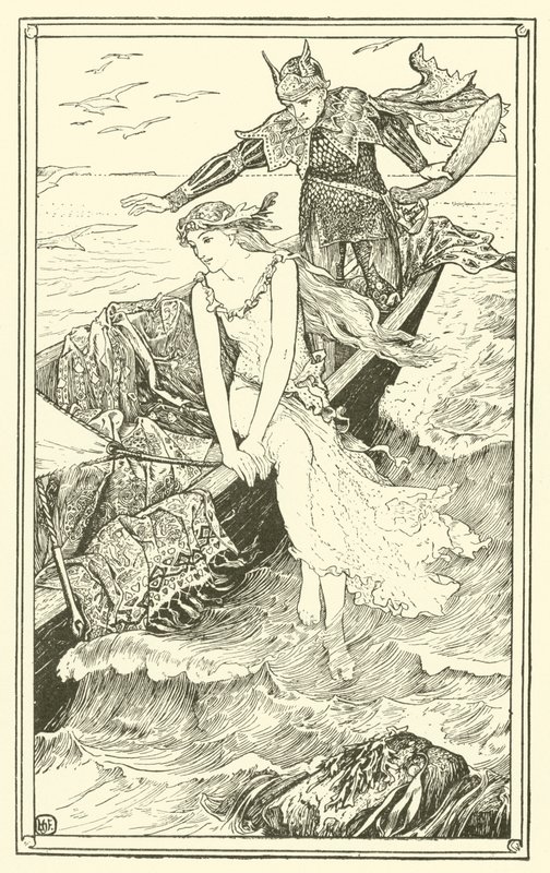 A Sereia de Ouro (gravura) de Henry Justice Ford