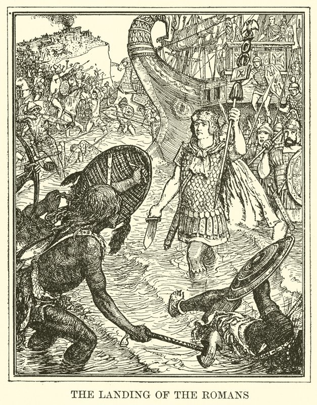 O desembarque dos romanos de Henry Justice Ford