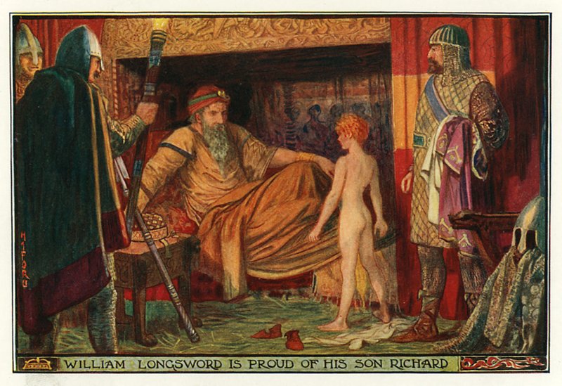 William Longsword está orgulhoso de seu filho Richard de Henry Justice Ford
